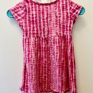 Old Navy Pink Tie-Dye Kids Cotton Dress